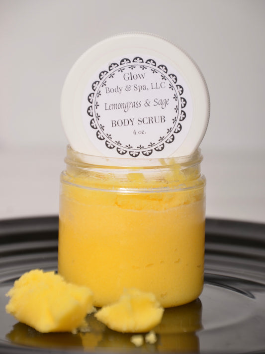 Lemon Grass & Sage Emulsified Body Scrub 4 oz.